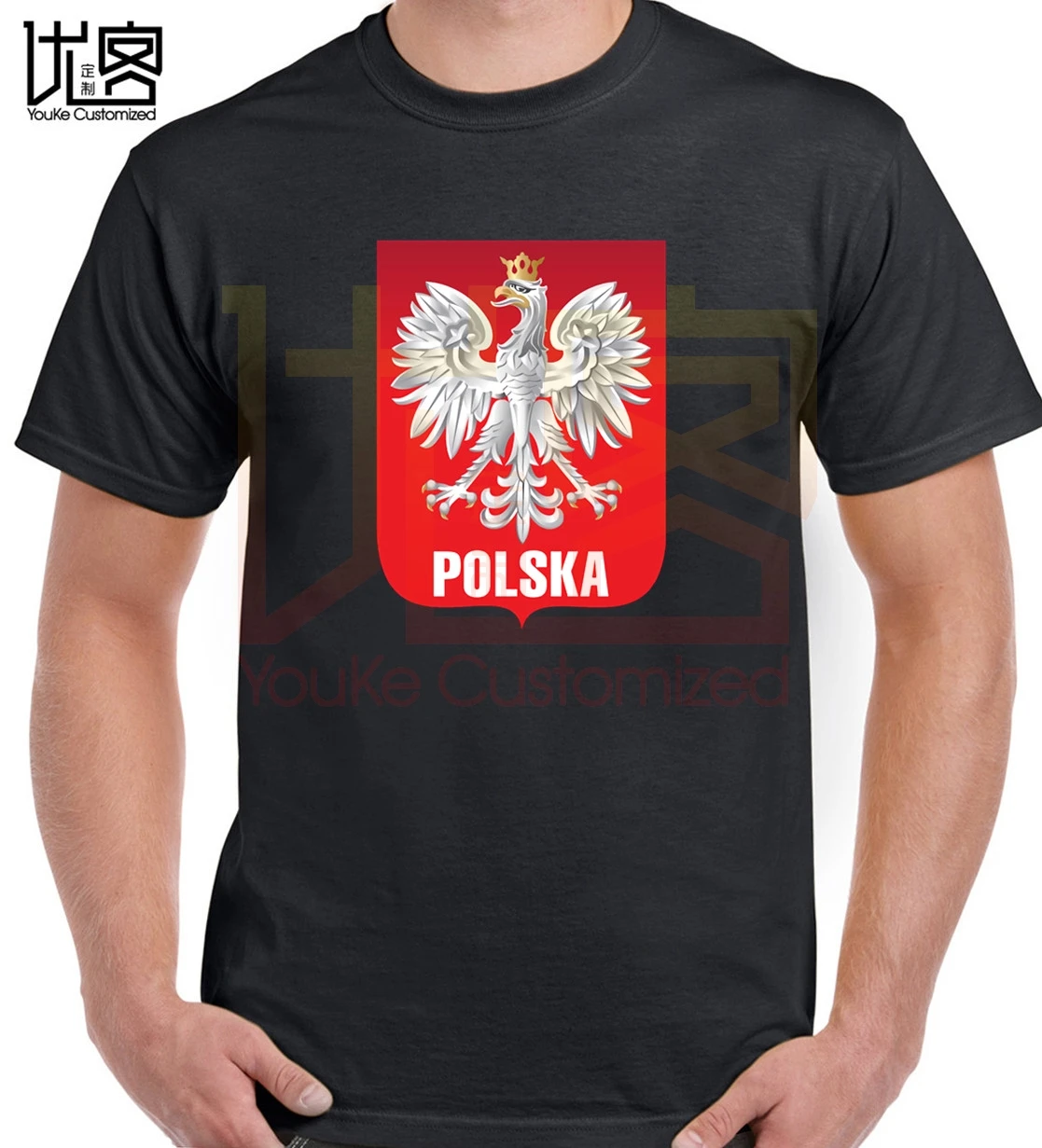 Polski eagle orzel Мужская футболка для польского футбола Чемпионат мира по футболу