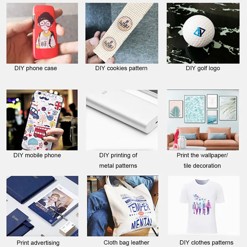 Procolored 8 Color DTG Printers Tshirt Printing Machine Digital UV Flatbed Printers A3 Print Size For T shirt Phone Case Photo