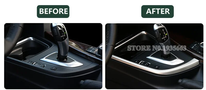 Внутренняя консоль для BMW 3 серии 4 F30 F31 F32 F34 коробка переключения передач с рамкой