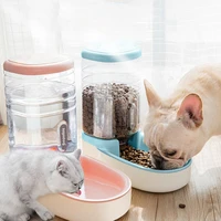 3 8l automatic pet feeder gravity dog water fountain plastic dog water bottle food water dispenser pet feeding bowl for cat dogs