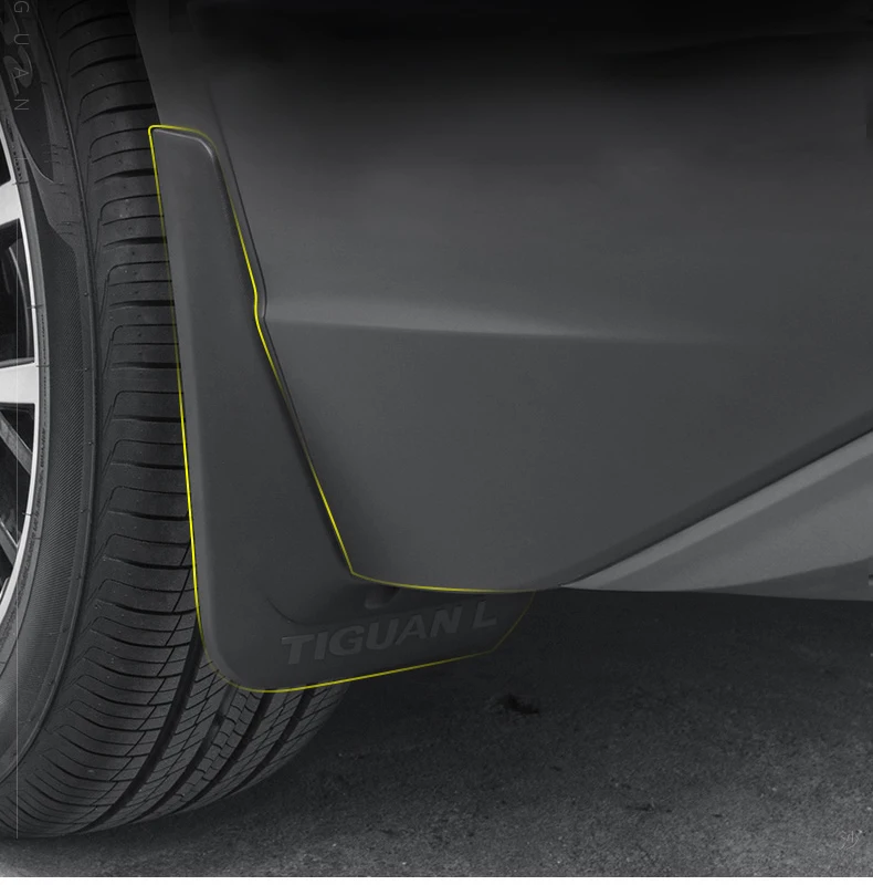 Черный автомобиль спереди и сзади брызговик брызговики крыло для Volkswagen VW Tiguan mk2 аксессуары