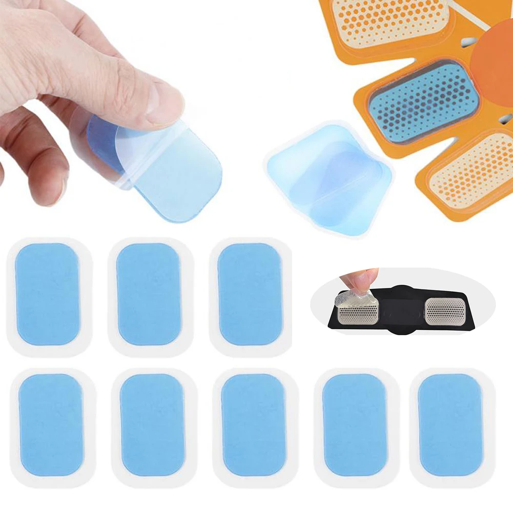 

50PCS EMS Abs Replacement Gel Pads Hydrogel Pads Sticker Abdominal Toning Electric Muscle Stimulation Toner Fitness Accessories