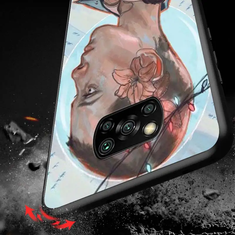 

Stranger Things cartoon for Xiaomi Redmi K30 K30S Mi 10T Lite Pro Poco X3 NFC X2 M3 M2 F2 Pro C3 F1 Soft Black Phone Case