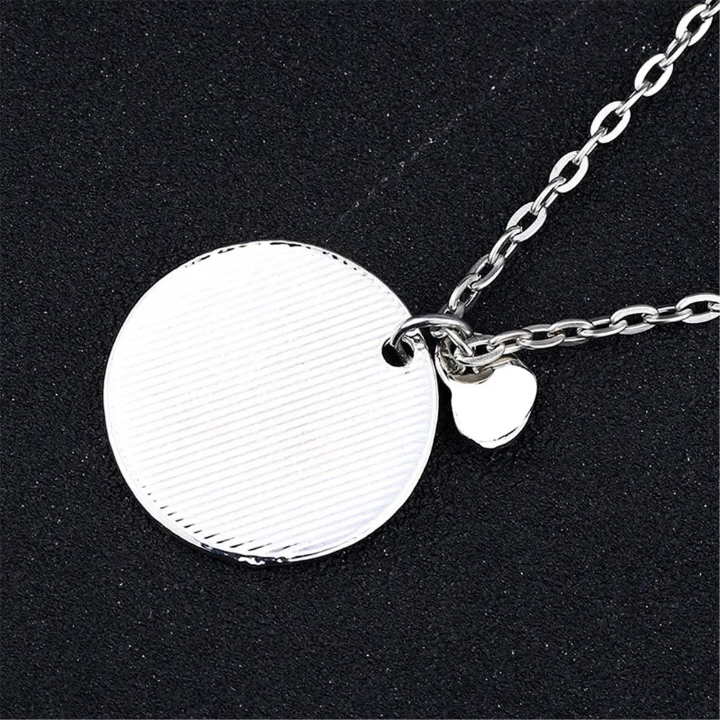 Подвеска в виде сердца с надписью популярные украшения для женщин унисекс