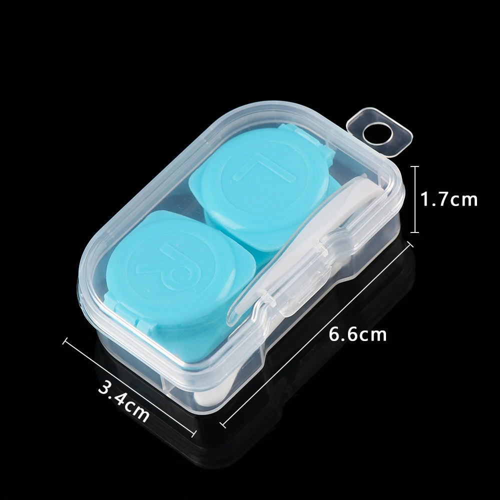 1/Новый Модный комплект из 2 предметов Карамельный цвет контактные линзы Чехол