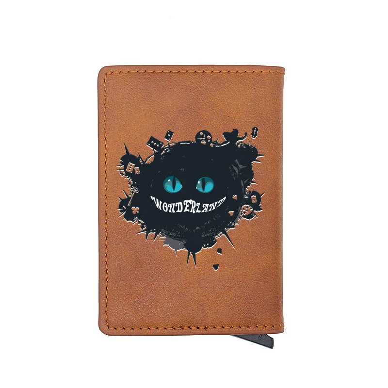 

Fashion Elf Black Ball Digital Printing Leather Card Holder Wallet Men Women Casual Short Mini Purse Gift