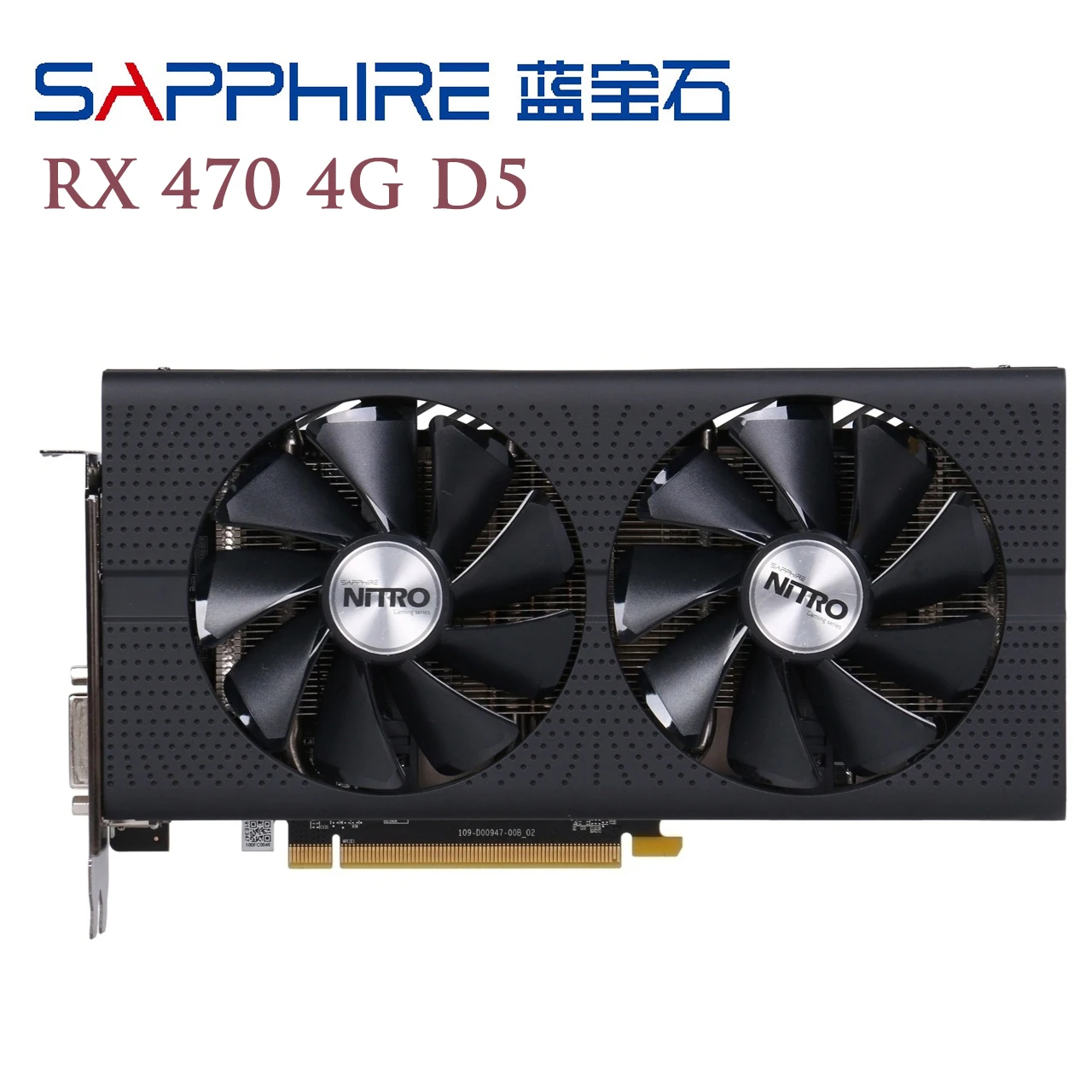 SAPPHIRE RX 470 4GB D5 Graphics Cards 256Bit GDDR5 Video Card For AMD RX 400 Series Radeon RX470-4GB RX 470 2048SP HDMI DVI Used