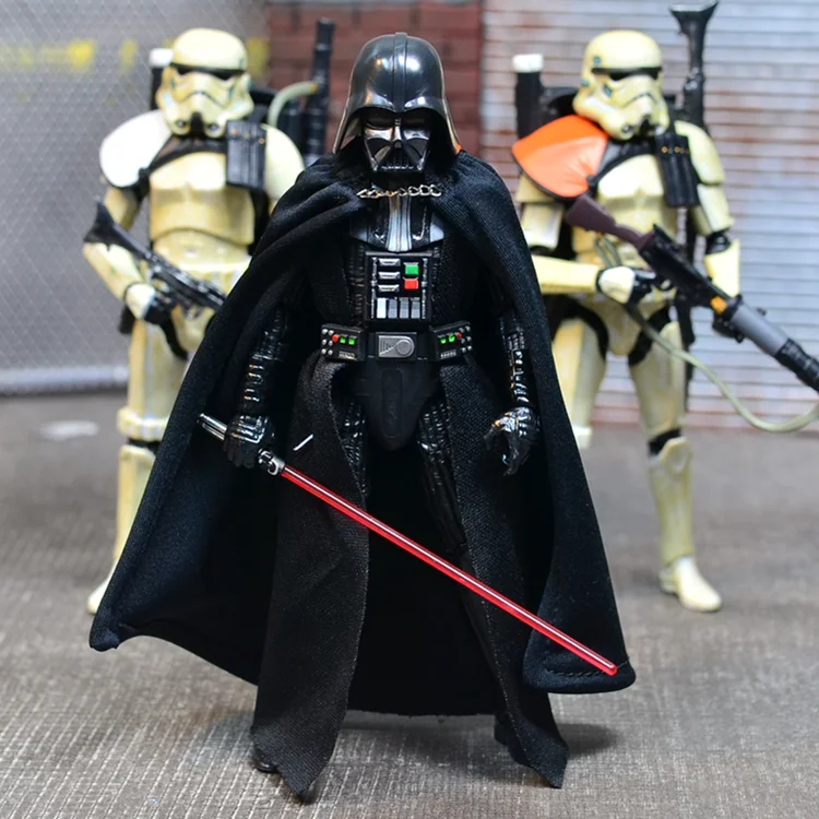 BANDAI Оригинальные Звездные войны Черный Самурай белый Солдат кукла Штурмовик