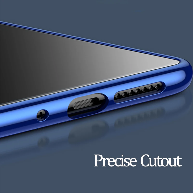 Чехол для Xiaomi Redmi Note 9 Pro прозрачный чехол с покрытием Мягкая силиконовая задняя