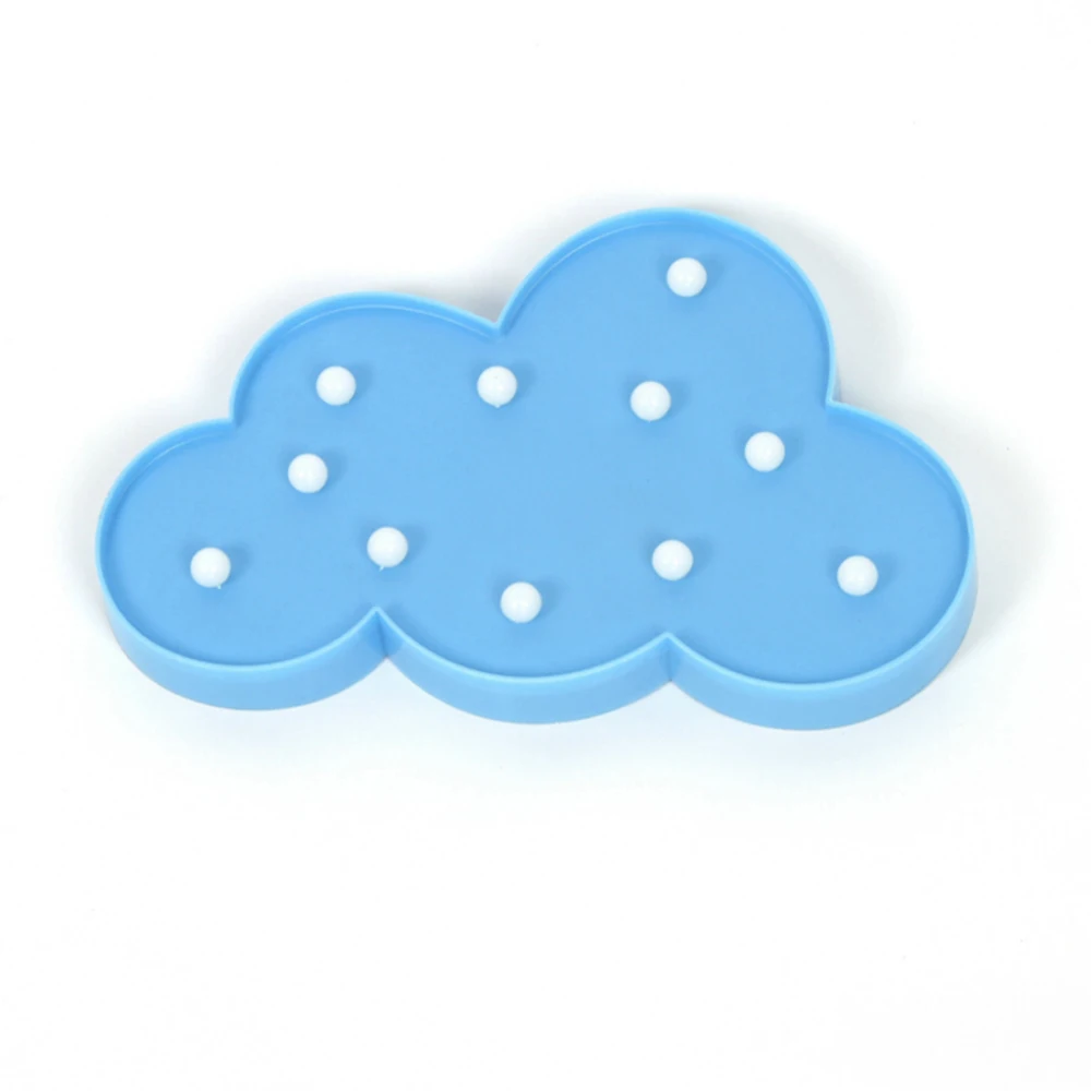 3D облака BRELONG теплое белое украшение светильник для детской комнаты Рождество