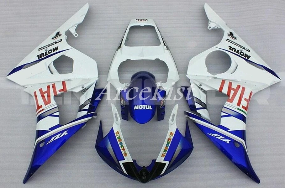 

New ABS Motorcycle Whole Fairings Kit Fitment For YZF-R6 2003 2004 2005 R6 03 04 05 Custom white red blue