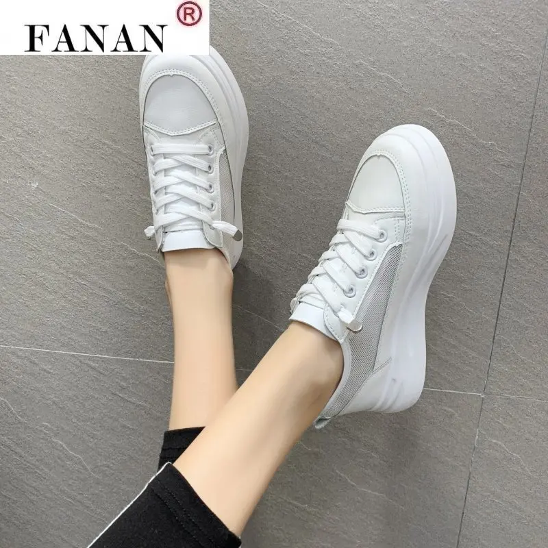 

2021 New Spring Fashion Comfortable Breathable Mesh Elastic Band Vulcanized Shoes Deep Mouth Women's Casual Shoes Sports Shoes