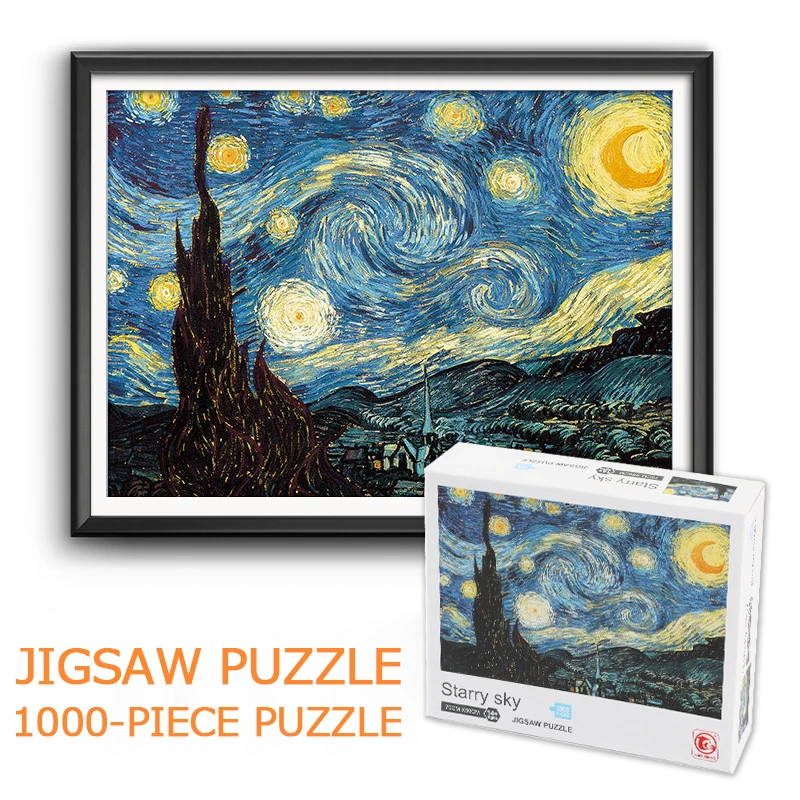 Jigsaw Puzzle 1000 Pieces Adult 50*70 cm Diy Educational Games Toys Assembling Picture Landscape Puzzles For Adults kids | Игрушки и