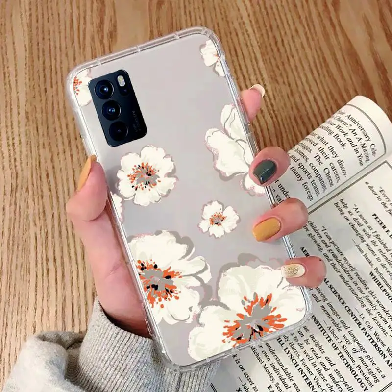 

Printed retro painting pattern Phone Case Transparent For OPPO RENO 2 5 Z PRO GTneo REALME Q2 GT 11 FINDX 2 PRO RealmeV 3 5 K7X