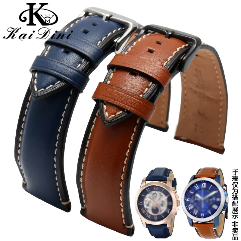 

Waterproof sports watch strap Bracelet EACHE High Quality Vintage Genuine Leather FTW1114/FS5151 Head leather strap 20 22mm