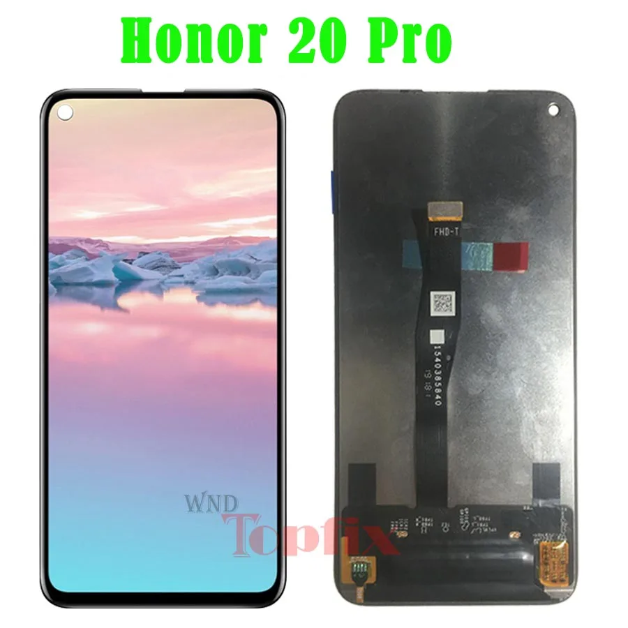 ЖК-дисплей для huawei Honor 20, сенсорная панель, дигитайзер, Замена для huawei Honor 20 Pro, ЖК-дисплей для Honor 20i, ЖК-дисплей - Цвет: Honor 20 Pro