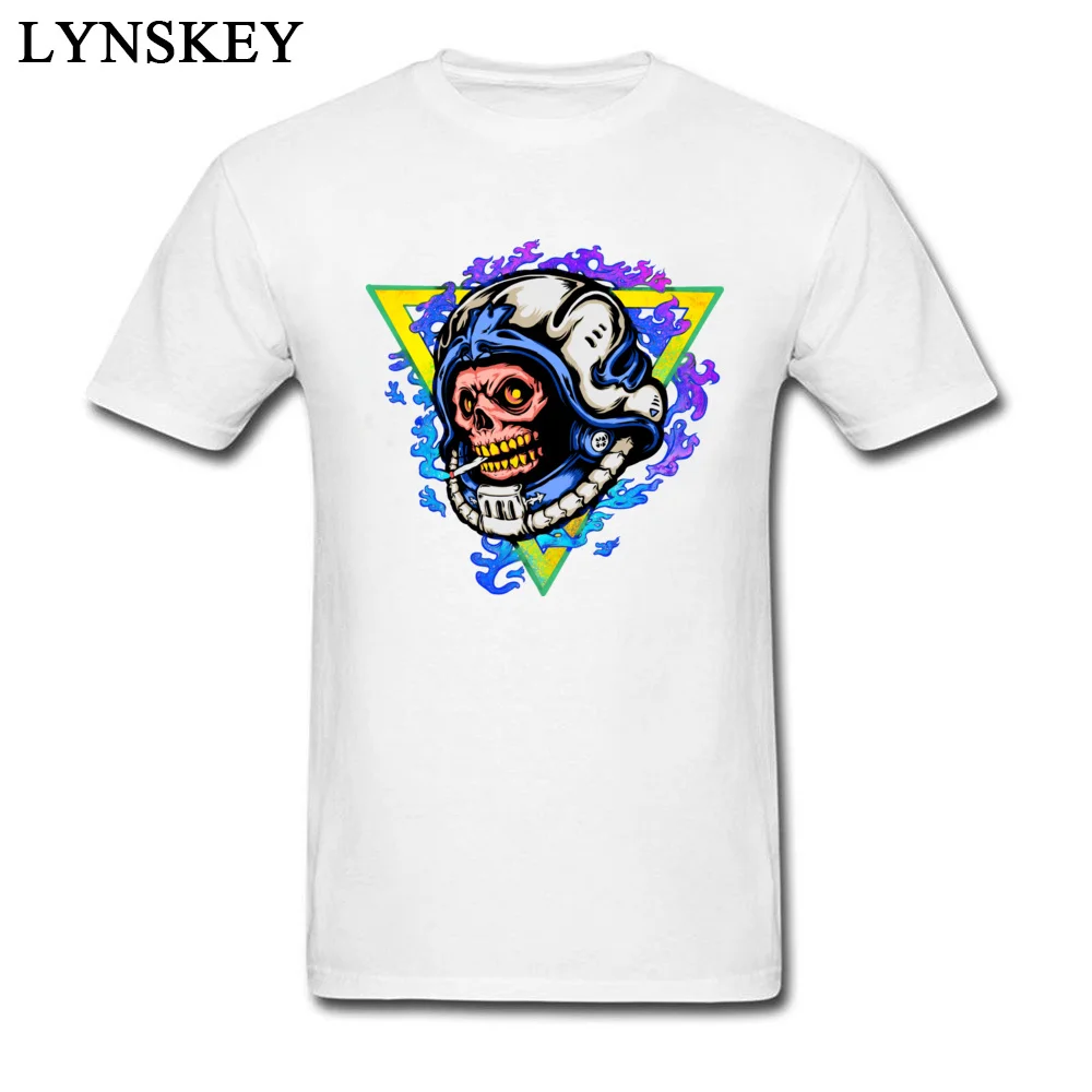 Модные забавные мужские футболки с принтом черепа Dead Astronaut цветные дизайнерские