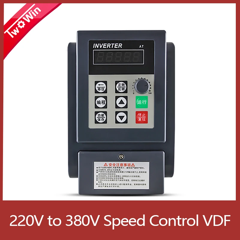 Инвертор 220 В до 380 преобразователь напряжения поворота кВт/4 кВт/кВт однофазный