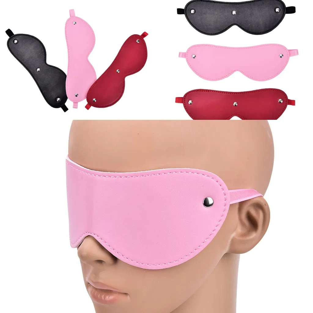 

Маска на глаза из искусственной кожи для взрослых, для вечевечерние, Фетиш-маскарада, бандаж для мужчин, женщин, мужчин, эротическая игрушка,...