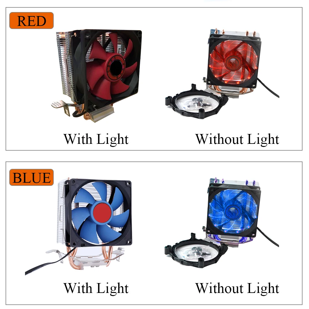 Cpu кулер Настольный компьютер алюминиевый гидравлический подшипник вентилятор