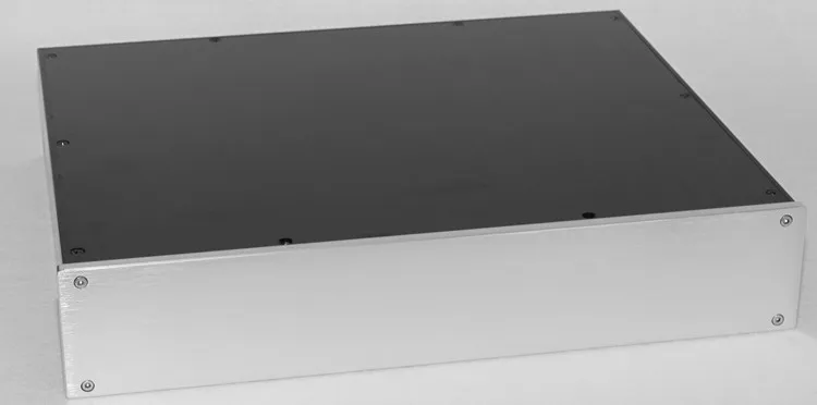 WA119 алюминиевый корпус усилителя/корпус предварительного усилителя DIY box (425*80*350