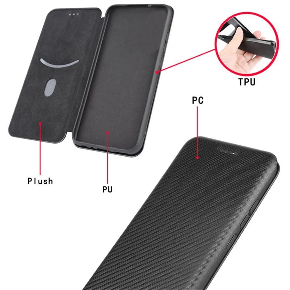 

Fashion Flip Carbon ShockProof Wallet Magnetic Leather Cover Sony Xperia XZ3 Case For Sony XZ3 XZ 3 SonyXZ3 Phone Bags