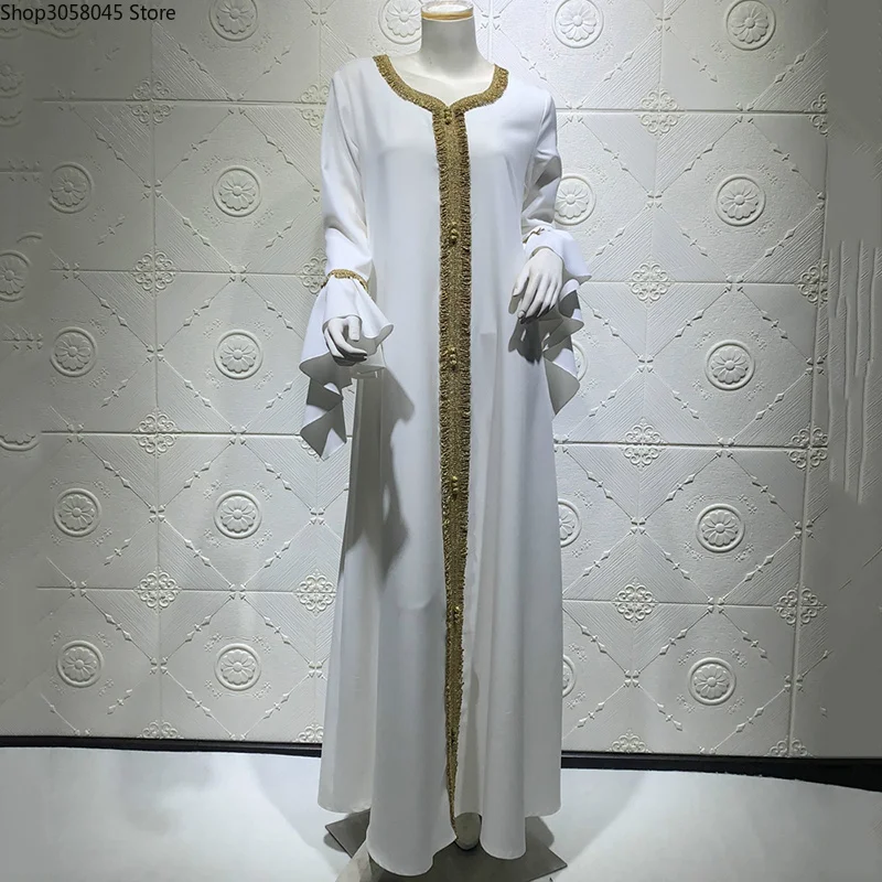 Muslim Kaftan Abaya Dress Kimono Women Dubai Praying Clothes Elegant Long Dresses Evening Gown Pakistani Islamic Clothing | Тематическая