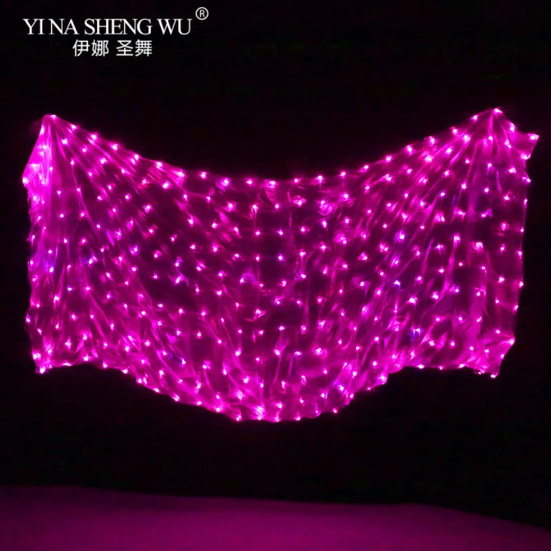 Фата СИД светодиодный танца живота шелковая 100% 8 цветов 4 размера 1 шт. |