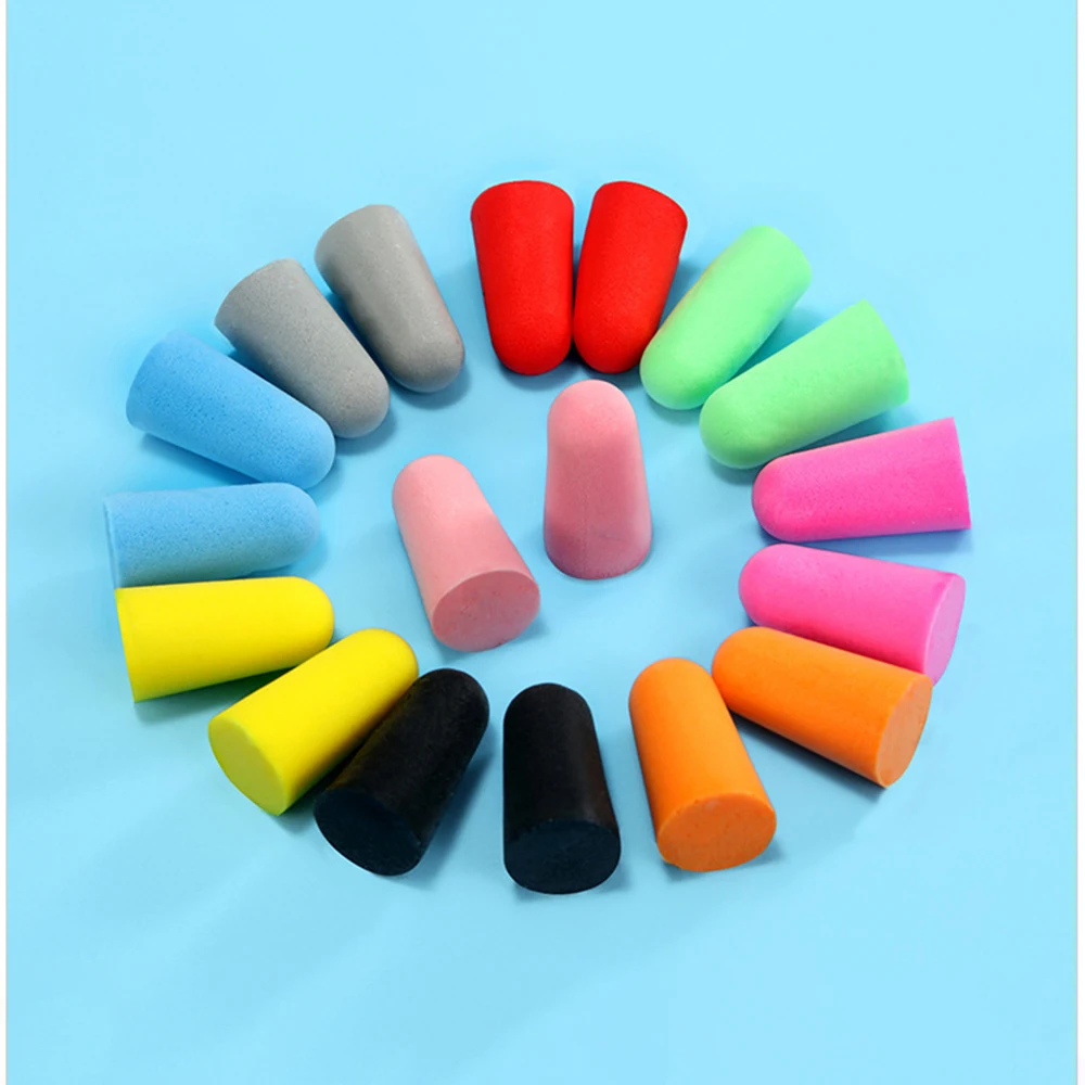 

10 Pair Ear Plugs For Sleeping Noise Cancelling Disposable 30NRR Foam Ear Protectors for Study Work Snoring Sawing Drilling