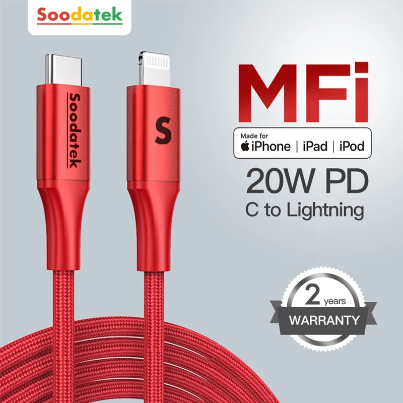 

MFi USB C to Lightning Cable for iPhone 12 mini Pro Max PD18W 20W Fast Charging Data iPhone Cable for MacBook iPad Pro USB Wire