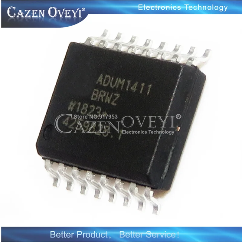

2 шт ADUM1411BRWZ ADUM1411 ADUM1411B лапками углублением SOP-16 Новый и оригинальный в наличии