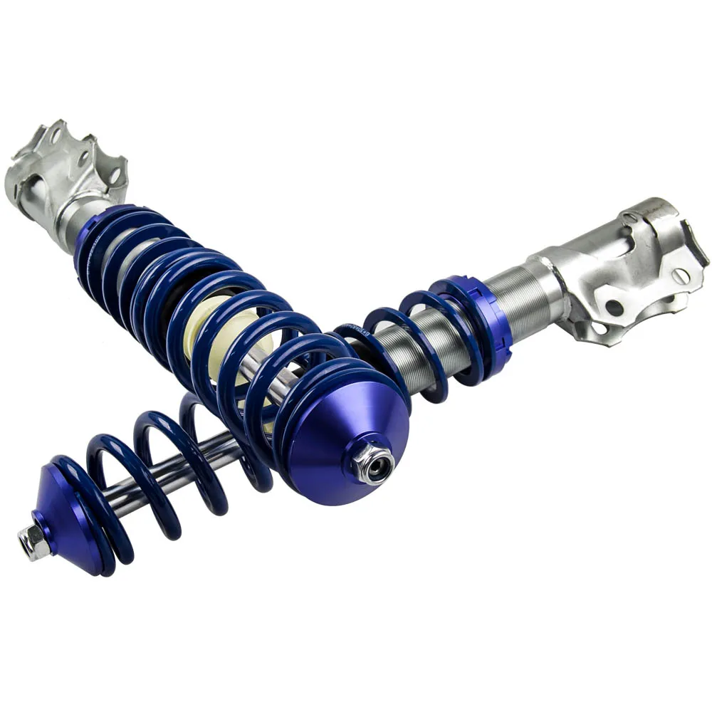 Полный комплект синего цвета Coilover для VW Golf Mk2 Mk3 подвесная стойка понижения койлов