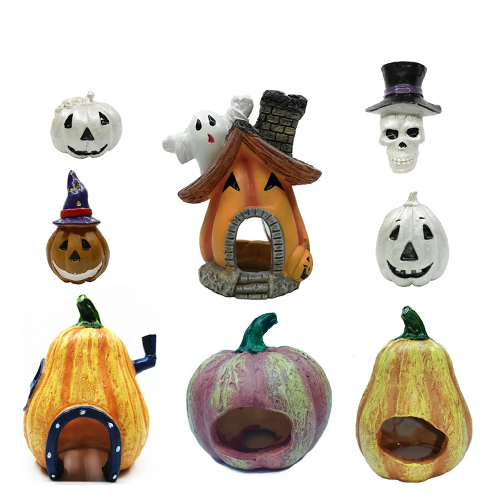 Домик краб Hermit для аквариума маленький садовый укрывающий домик креативное