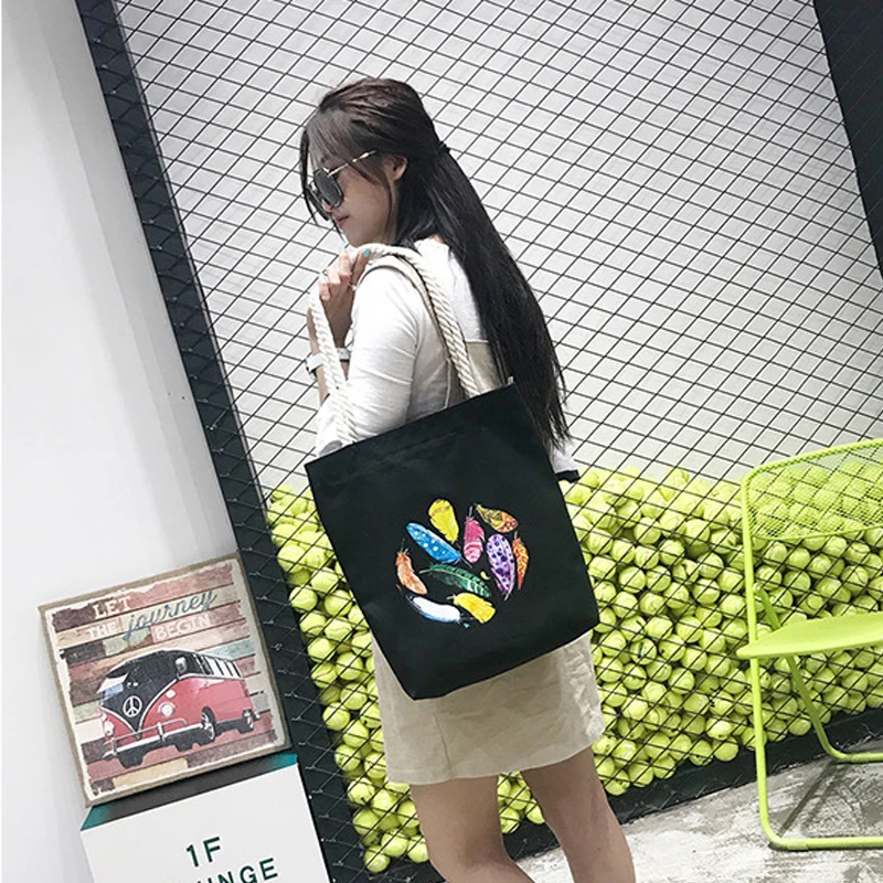

Cats Printing Aesthetic Graphic Canvas Shoulder Bag for Shopper Anime Casual Street Style Oversize Shopping Bag Bolsa Feminina