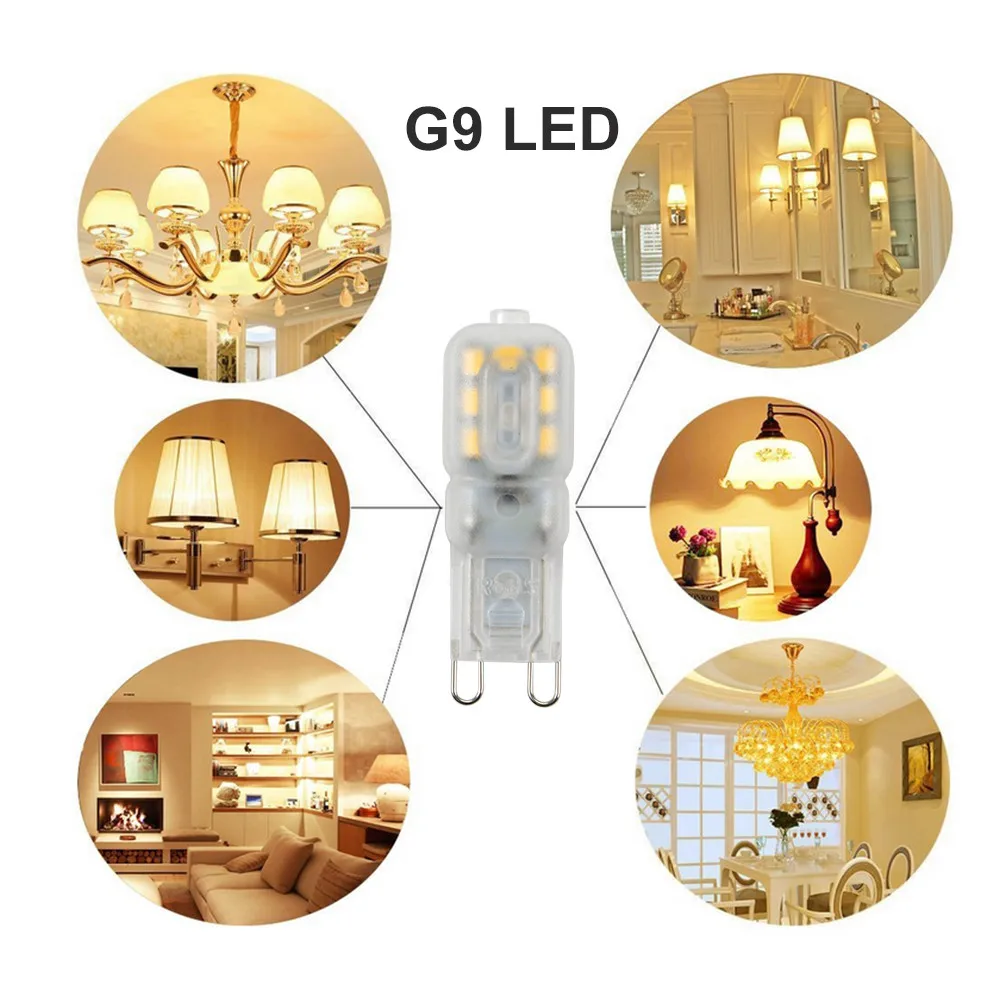 Светодиодный G9 кукурузы лампочки 3 Вт 5 высокая яркость светодиодный светильник