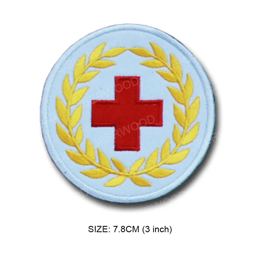 circle 7.8cm Медицинский красный крест, патч для первой помощи, ЭМТ, EMS, травма, аварийная ситуация, медицинский, фельдшер, аварийный набор, Тактический Патч - Цвет: circle 7.8cm