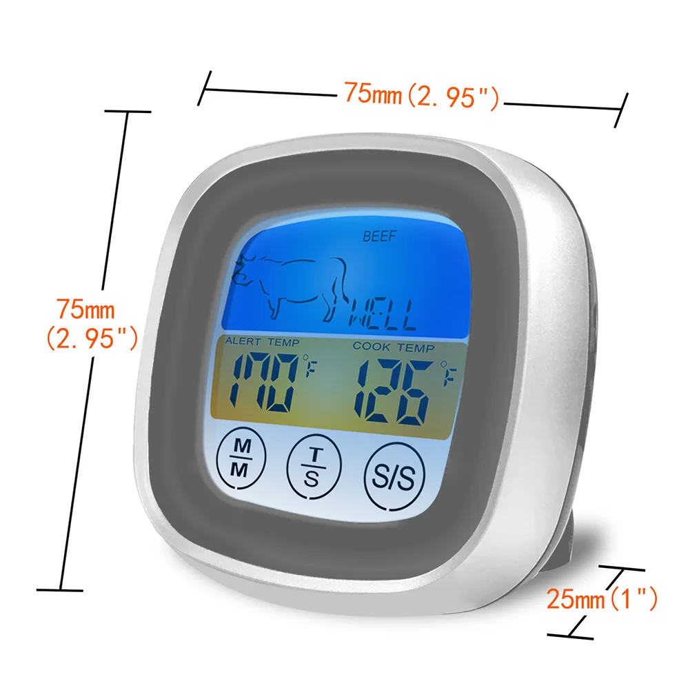 

Electronic Oven Waterproof Kitchen Tools Electronic Cooking BBQ Meat Thermometer Food Probe Temperature Measuring Tool