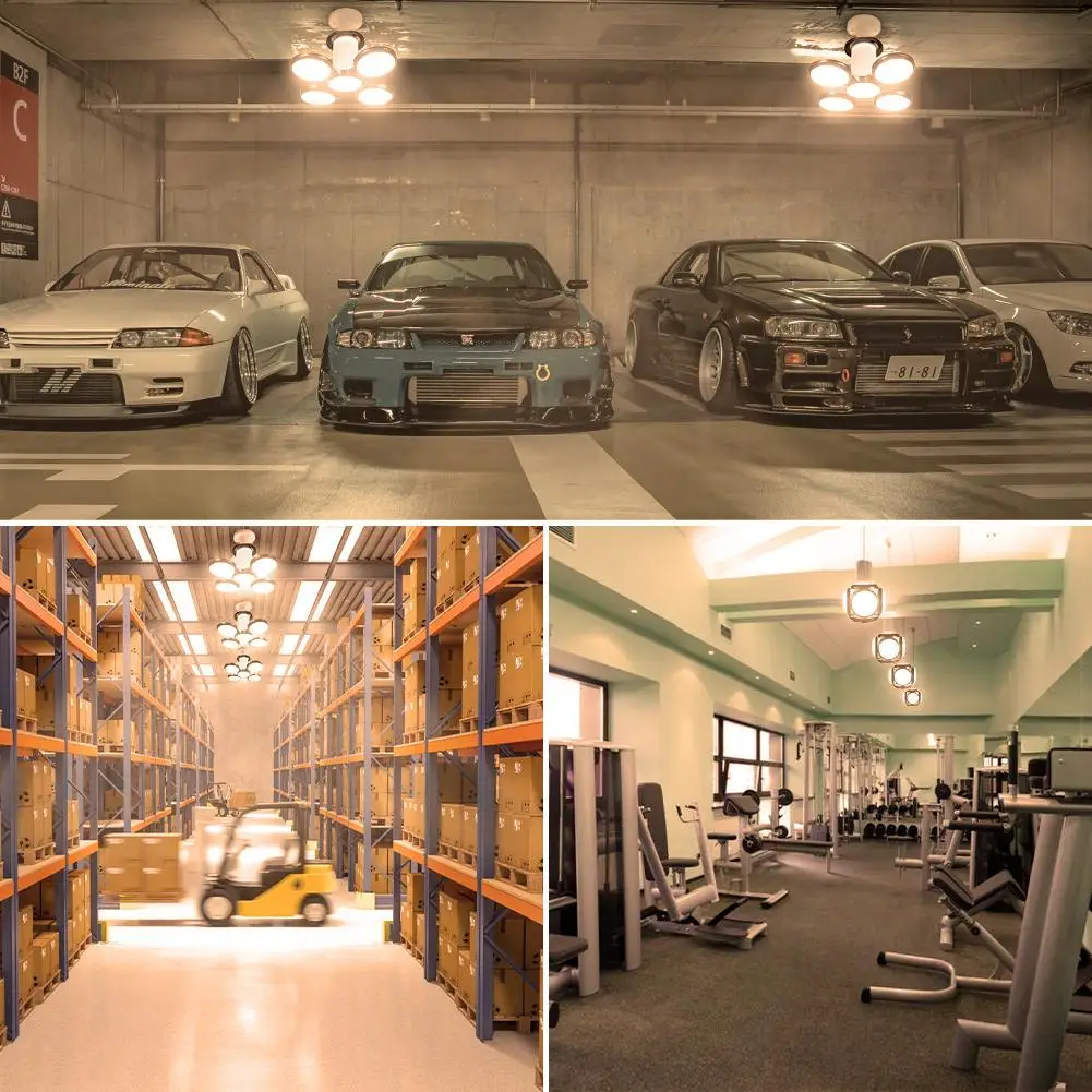 Светодиодный светильник для гаража s деформируемый 60 Вт светодиодный подвальный