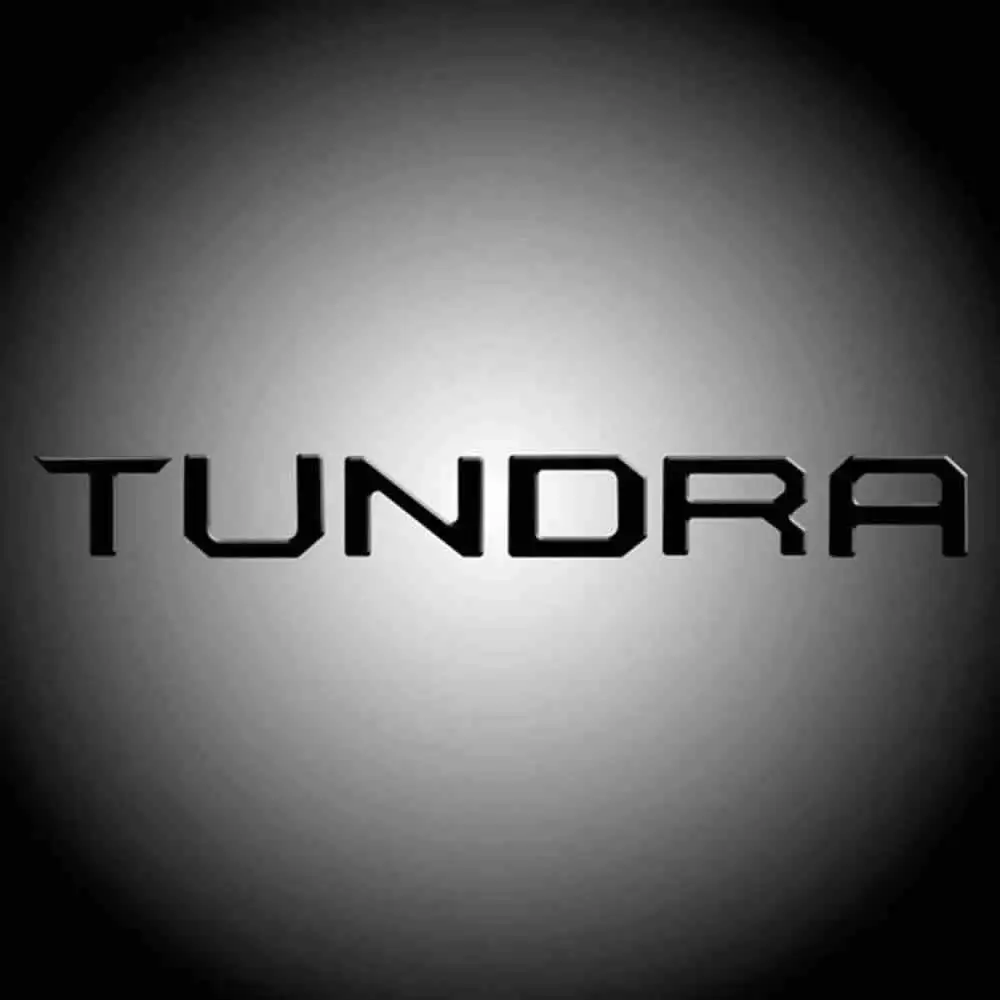 Задняя дверь буквы вставка 3D Пластиковая Наклейка для Toyota TUNDRA 2014 2018|Хромирование|