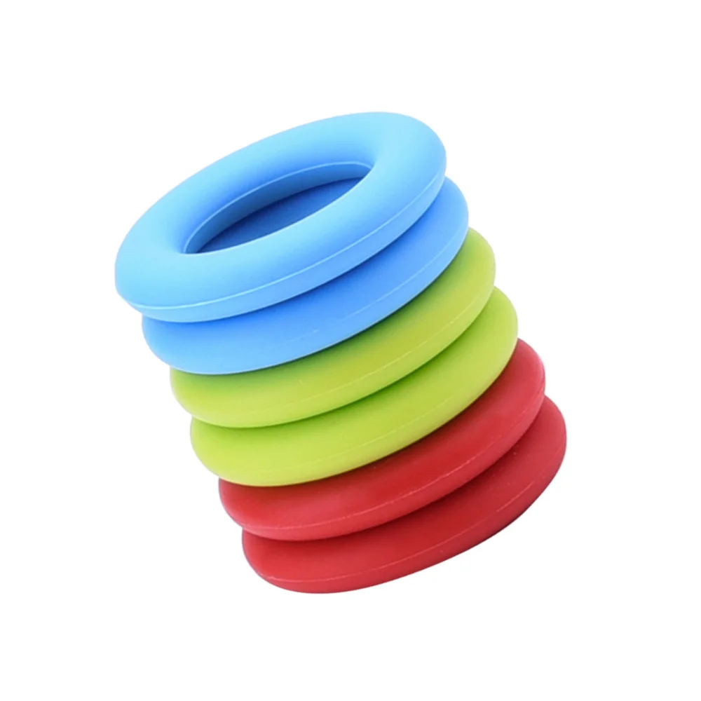 

6pcs Separate Silicone Coasters Anti-slip Cup Mat Heat Insulation Pot Holder for Home Restaurant (Mixed Colors)