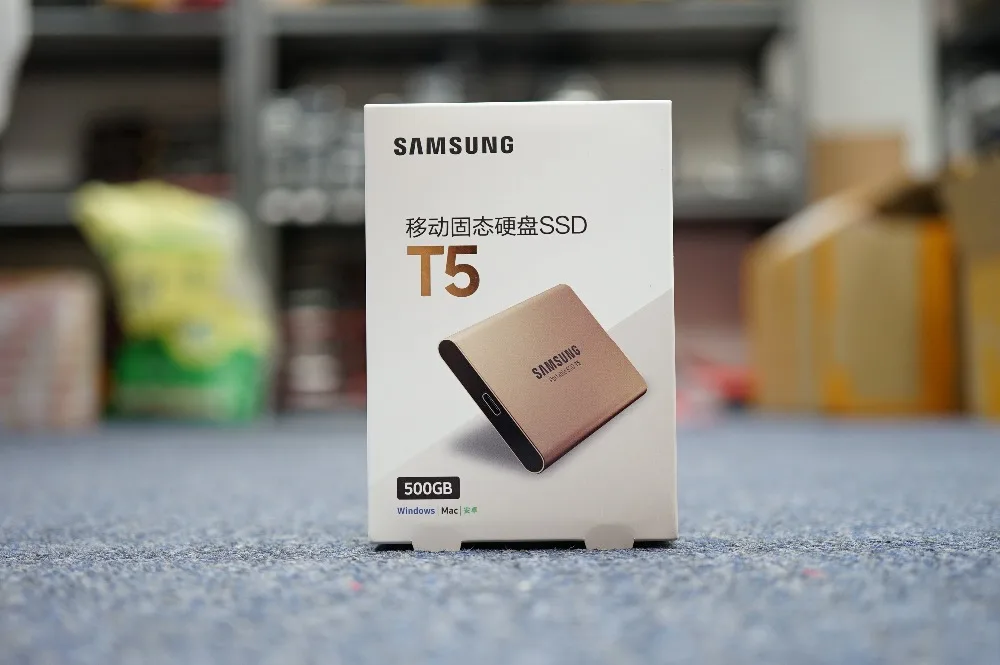 Samsung портативный ПК T5 SSD 250GB 500GB 250G 500G Внешние твердотельные накопители SSD USB 3,1 T5 1 ТБ 2 ТБ