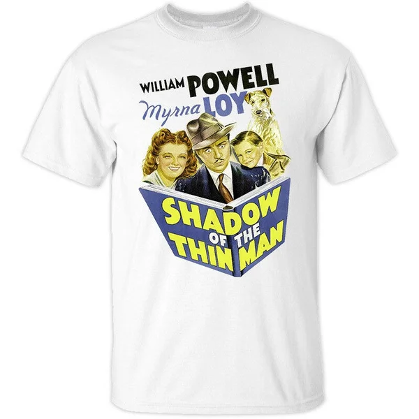 

Shadow of the Thin Man , Movie Poster (1941) T-shirt (white) Cotton Classic Fit
