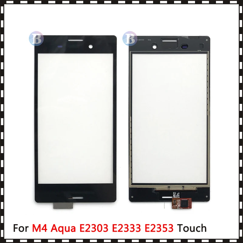 High Quality 5.0&quot For Sony Xperia M4 Aqua E2303 E2333 E2353 Touch Screen Digitizer Front Glass Lens Sensor Panel | Мобильные