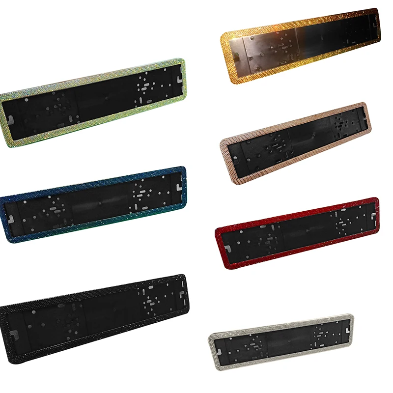 1 шт рамка для номера авто Рамка номерного знака Роскошный Кристалл алмазы сплав