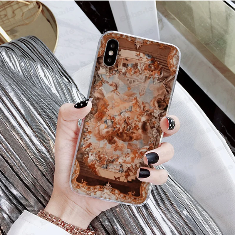Babaite Madonna церковные фрески Ангел Бог телефон аксессуары чехол для iPhone 8 7 6 6S Plus X XS max 10 5 5S SE XR