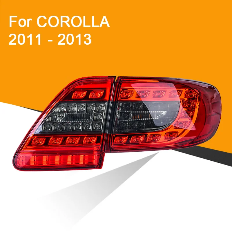 Светодиодный задний фонарь для Toyota Corolla 2011 2012 2013 с левой и правой стороны светодиодный задний светильник ходовой светильник задний фонарь
