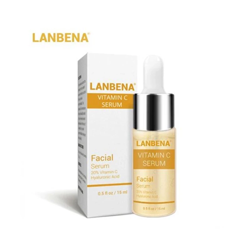 LANBENA Vitamin C Whitening Serum Hyaluronic Acid Face Cream Snail Remover Freckle Speckle Fade Dark Spots Anti-Aging Skin Care | Красота и
