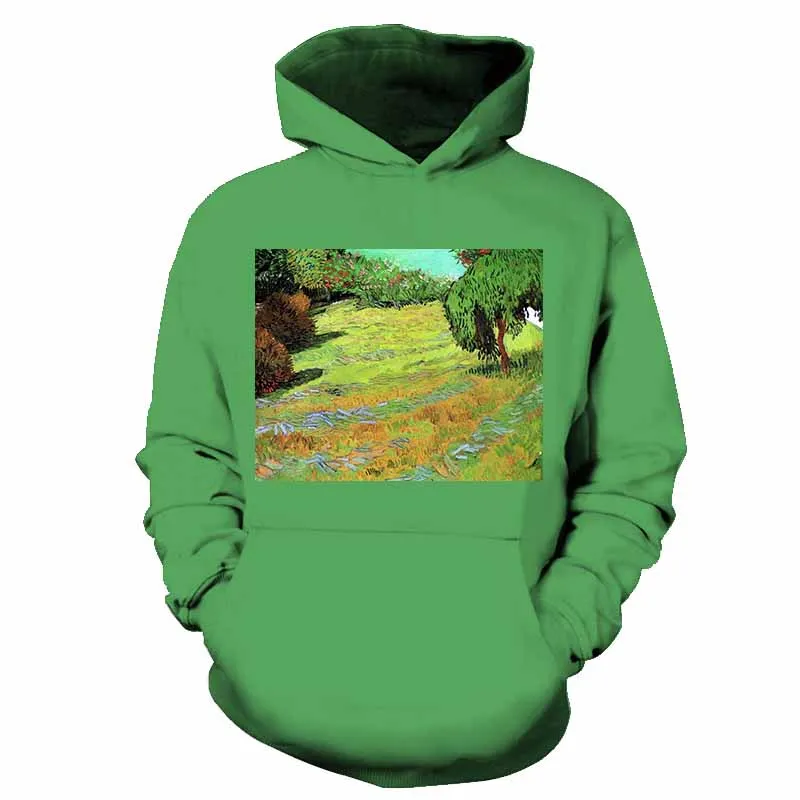 

2021 New Art Hoodie Men's Women's World Famous Paintings 3D Printing Streetwear Sweatshirt Jacket Jacket Pullover