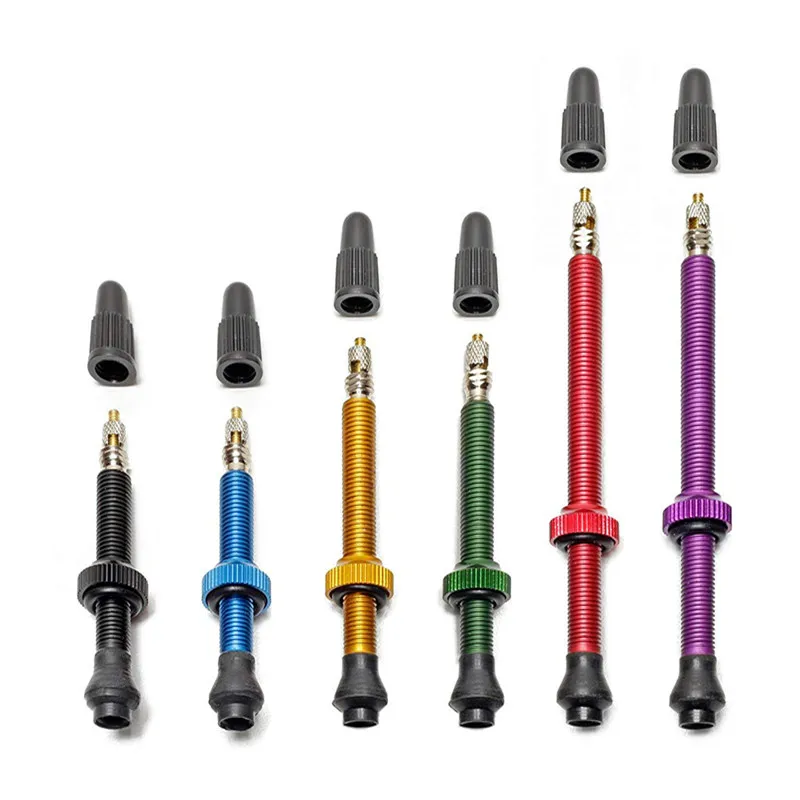 1 шт. без трубок бескамерные алюминиевые клапаны 50 мм MTB дорожный