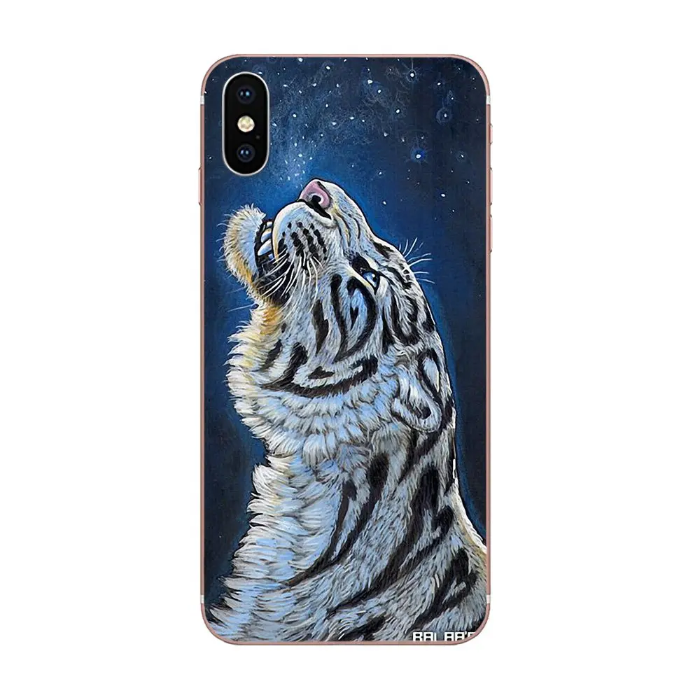 Для Huawei Nova 2 V20 Y3II Y5 Y5II Y6 Y6II Y7 Y9 G8 G9 GR3 GR5 GX8 Prime 2018 2019 рисунок ТПУ белый тигр окрашенные